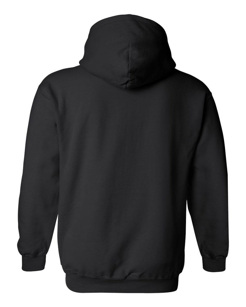 plain black gildan hoodie