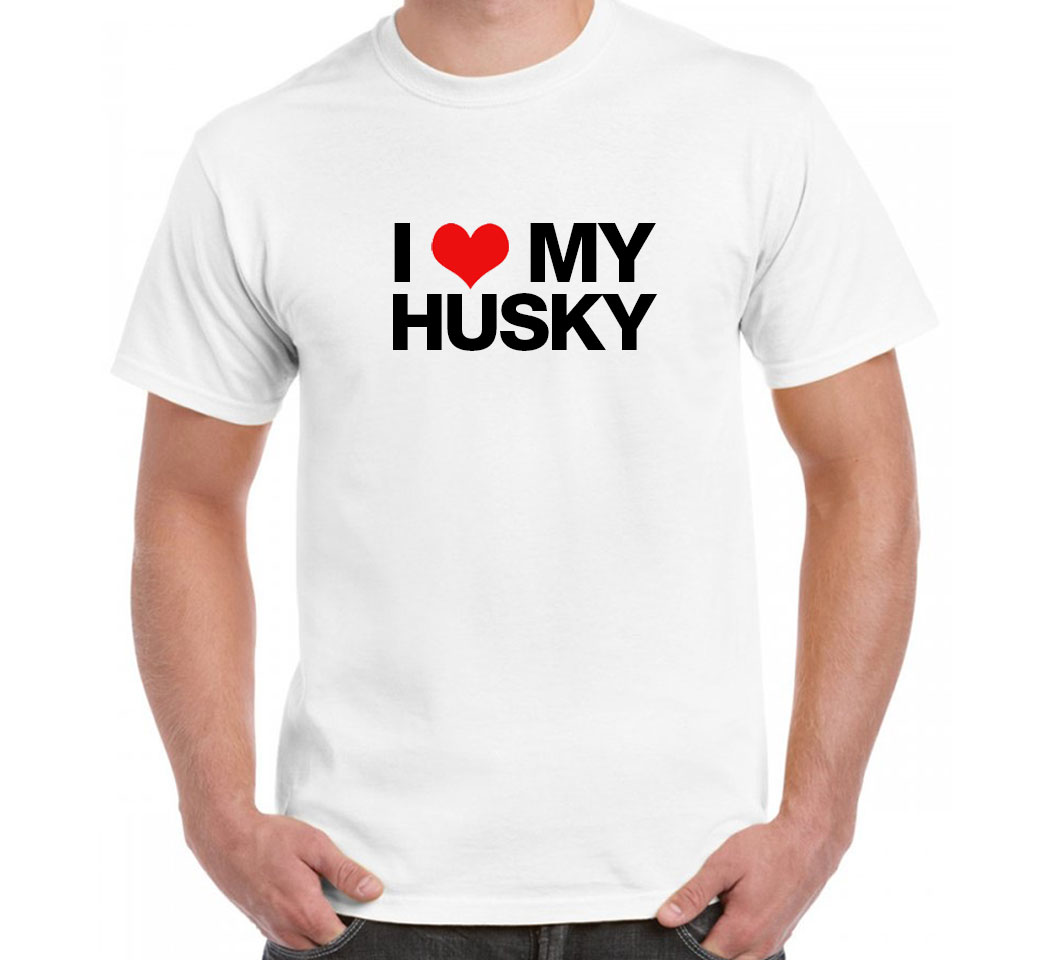 I Love My Husky - NJ Printing & Embroidery LLC